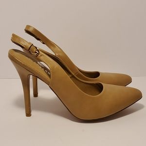 Riverberry Slingback‎ Heels Taupe Size 10 NIB
